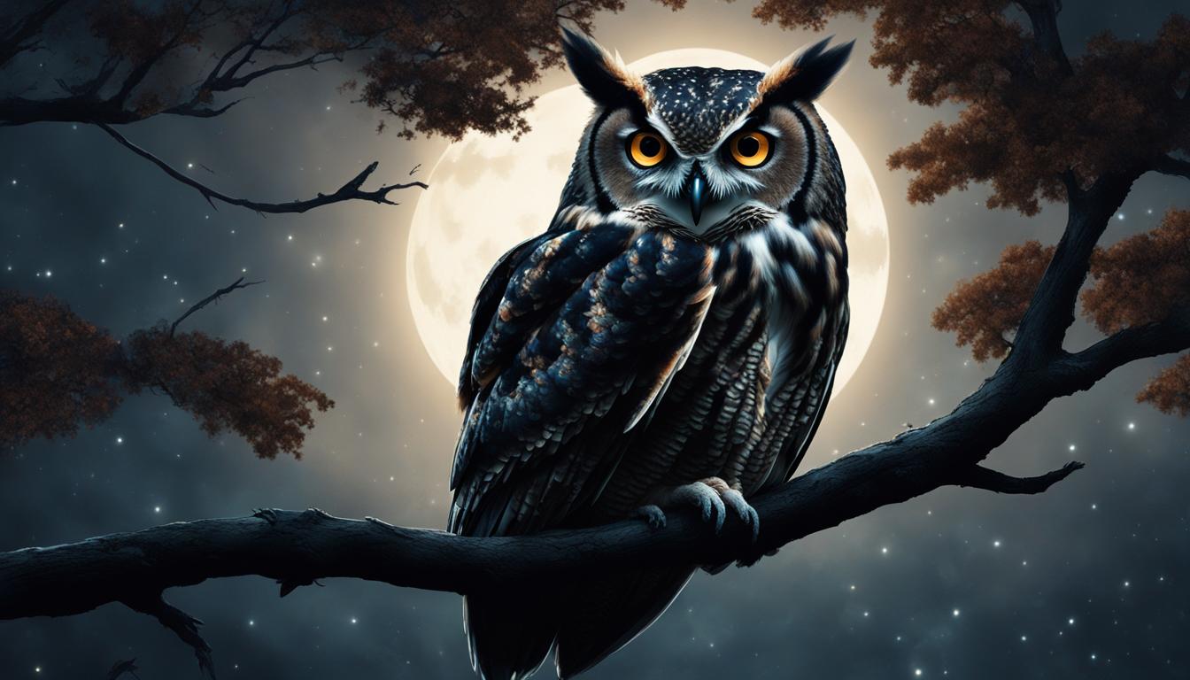 hearing an owl at night spiritual meaning