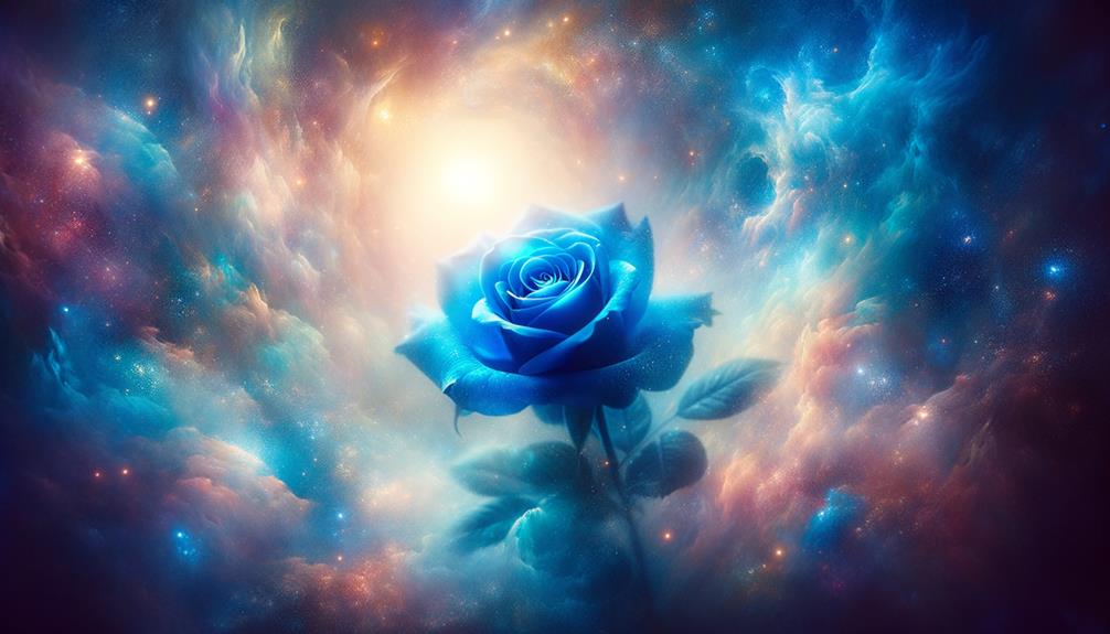spiritual symbolism of blue rose